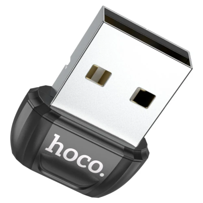 USB Bluetooth-адаптер Hoco UA18 v5.0 Slim чорний