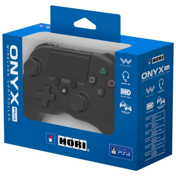Бездротовий геймпад Hori Onyx+ Black для PS4 та ПК
