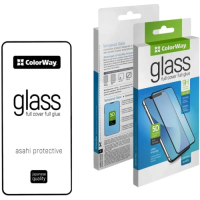 Захисне скло для смартфона (скло для екрана) ColorWay Samsung Galaxy S25 FE (S731) чорне, 6,7″