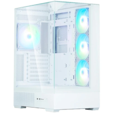 Корпус (системний блок) Zalman P40 Prism Plus білий Mid Tower зі склом і 4 ARGB вентиляторами
