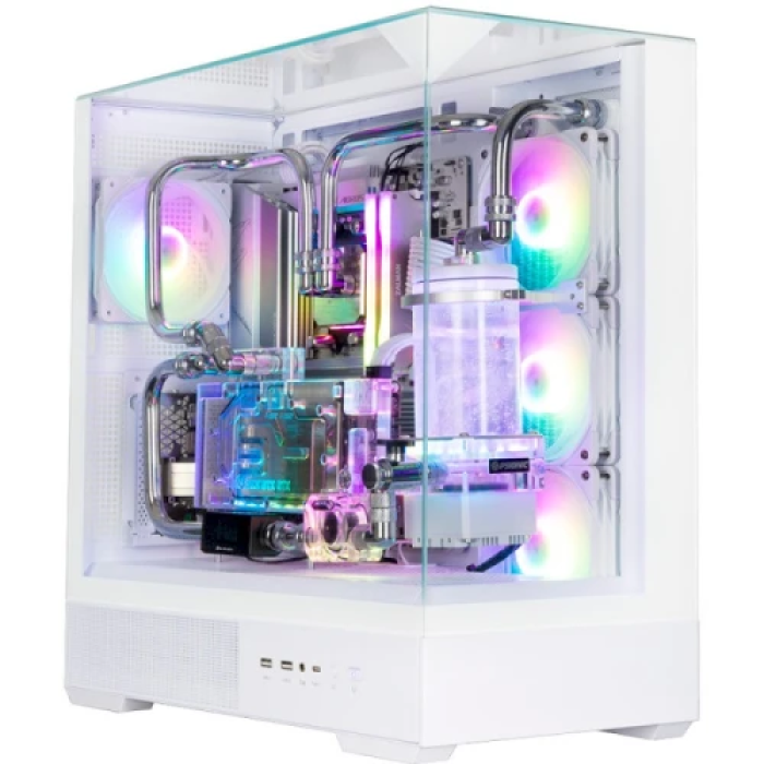 Білий корпус Zalman P40 Prism Plus Mid Tower зі скляною панеллю