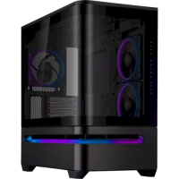 Корпус для ПК (комп'ютерне шасі) Asus Prime AP202 ARGB чорний MicroATX/Mini-ITX