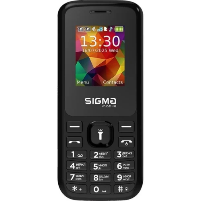 Кнопковий телефон Sigma mobile X-style 171 Mini чорного кольору