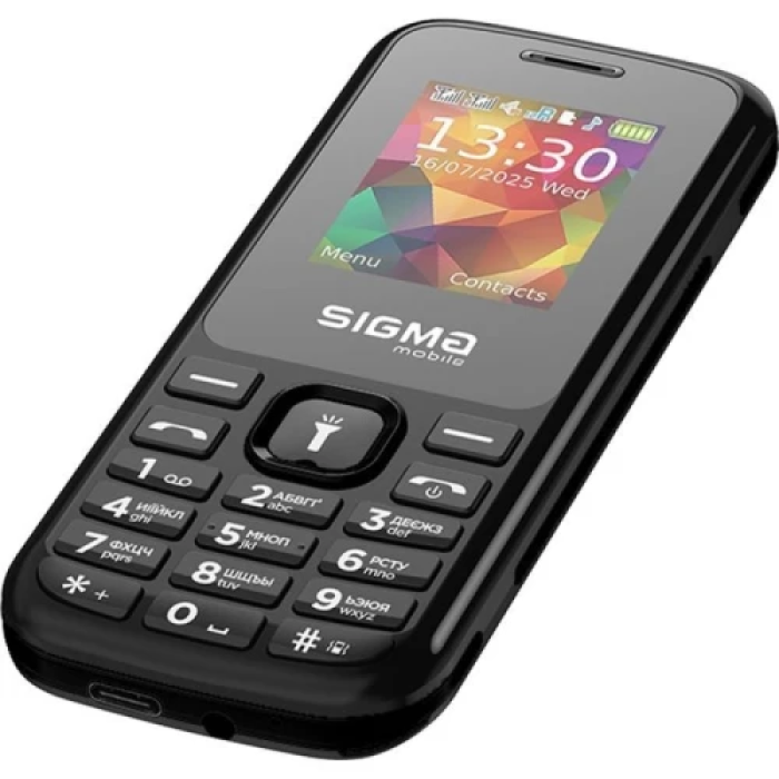 Кнопковий телефон Sigma mobile X-style 171 Mini чорного кольору