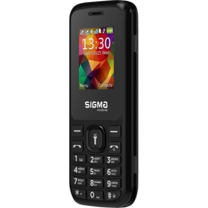 Кнопковий телефон Sigma mobile X-style 171 Mini чорного кольору