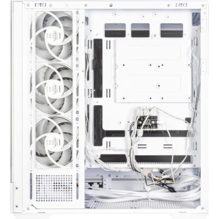 Білий корпус Zalman P40 DS для ПК із 4 вентиляторами ARGB