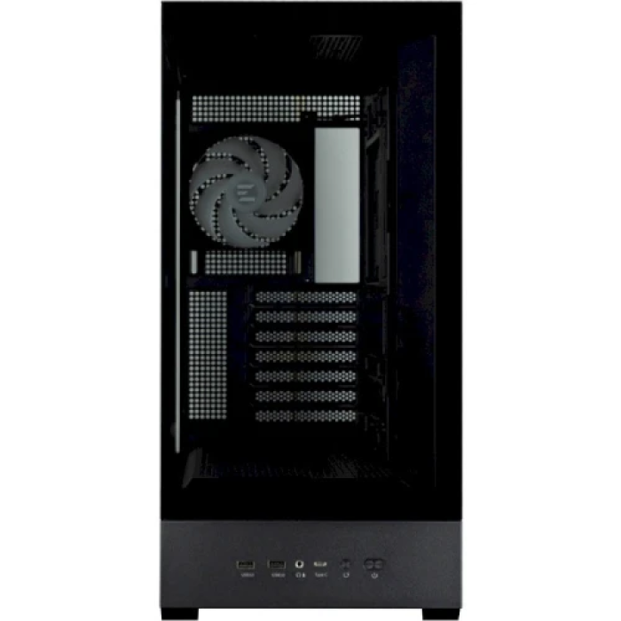 Корпус Zalman P40 DS чорний Mid Tower з 4 вентиляторами ARGB