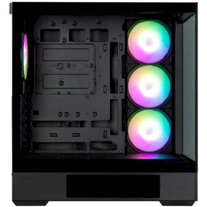 Корпус Zalman P40 DS чорний Mid Tower з 4 вентиляторами ARGB