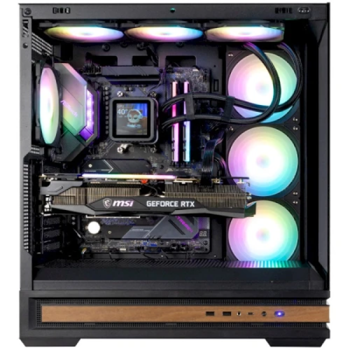 Zalman P40 NAMU — чорний корпус Mid Tower з 4 ARGB вентиляторами