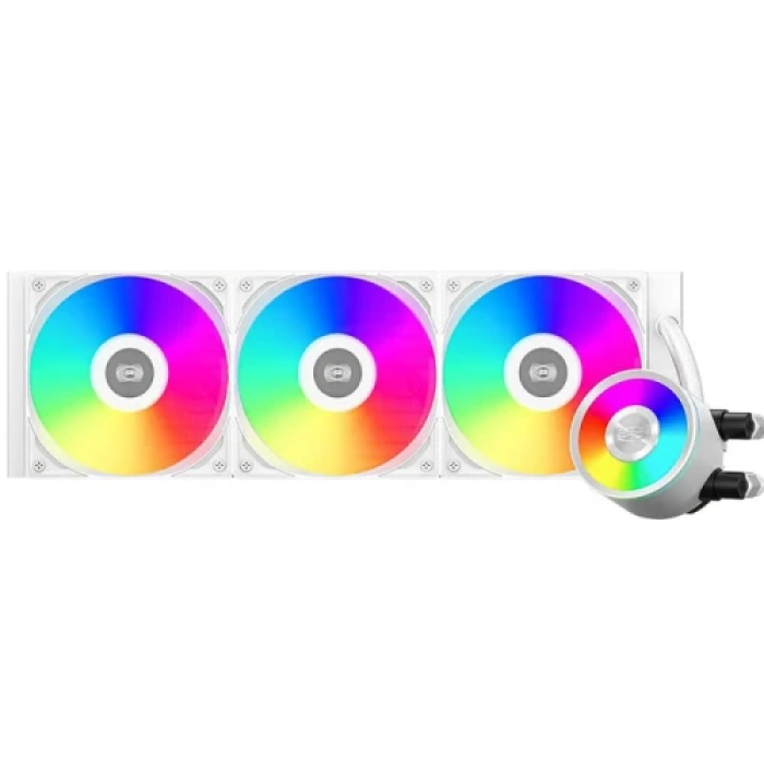 Біле рідинне охолодження PcCooler DA360 Pro ARGB Digital, 360 мм