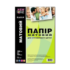 Фотопапір NewTone, матовий, 180 г/м², A4, 100 арк (M180.100N)