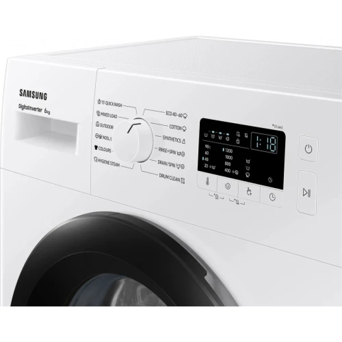 Вузька пральна машина Samsung WW60A3120BE/LE на 6 кг