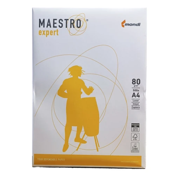 Офісний папір Maestro Expert A4, 80 г/м², 500 аркушів