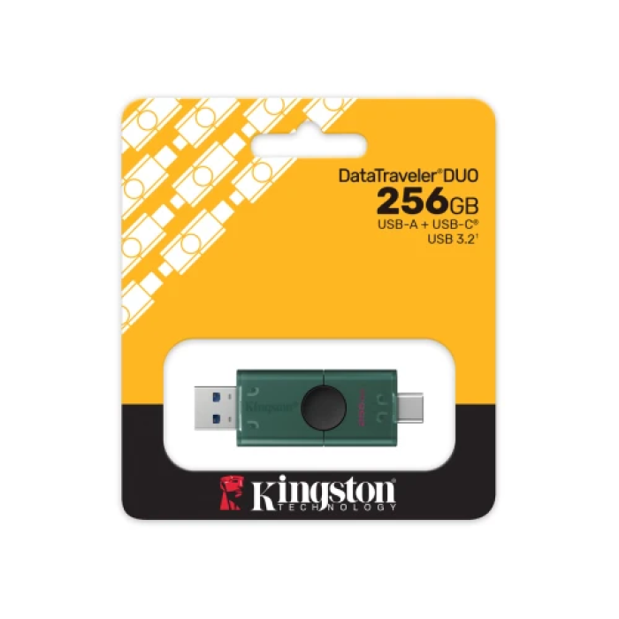 Флешка Kingston DataTraveler Duo 256 ГБ з Type-C і USB 3.2