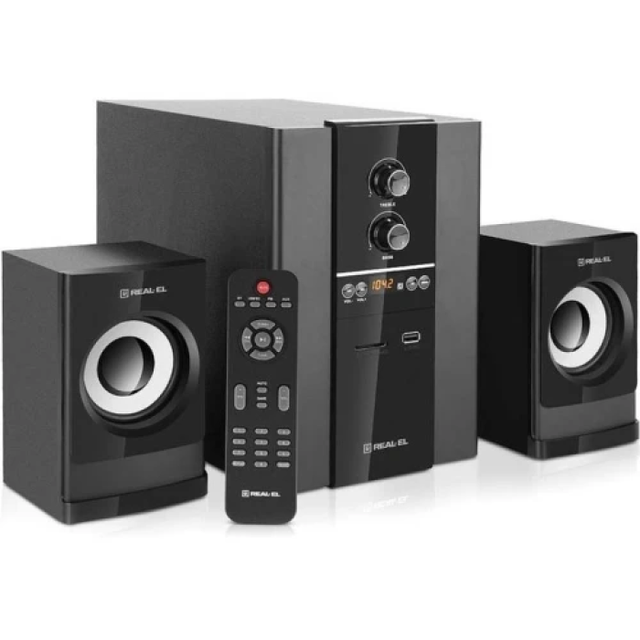 Колонки REAL-EL M-355 2.1 з Bluetooth і сабвуфером