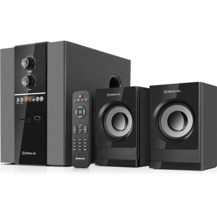 Колонки REAL-EL M-355 2.1 з Bluetooth і сабвуфером