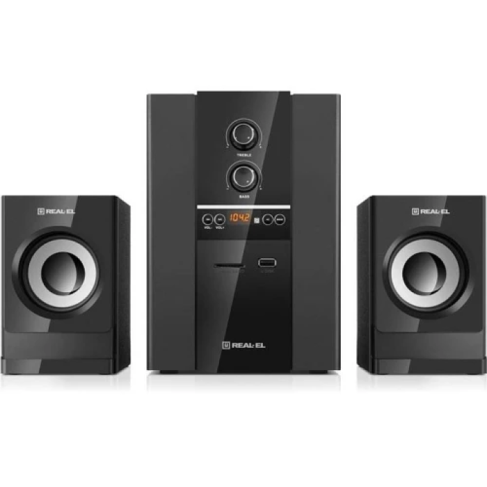 Колонки REAL-EL M-355 2.1 з Bluetooth і сабвуфером