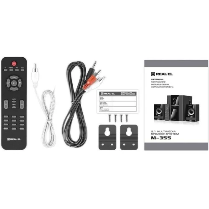 Колонки REAL-EL M-355 2.1 з Bluetooth і сабвуфером
