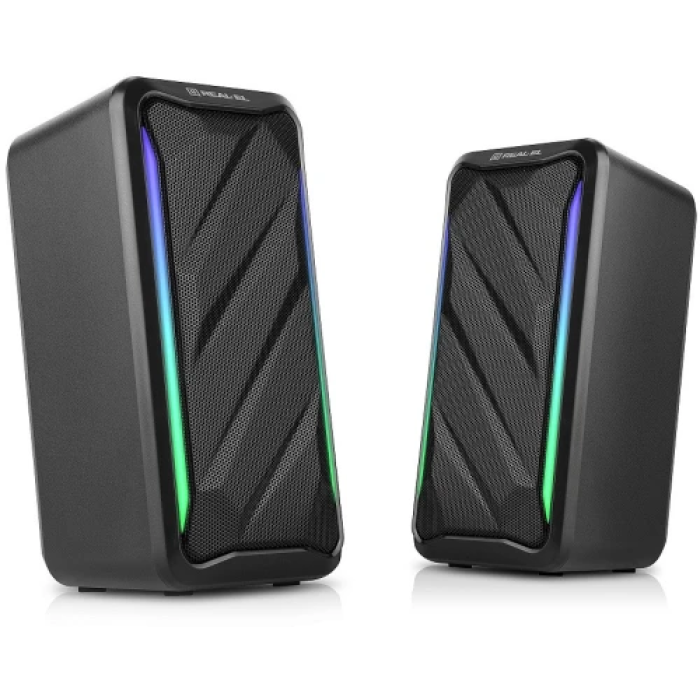 Комп’ютерні колонки REAL-EL S-130 RGB з USB-живленням