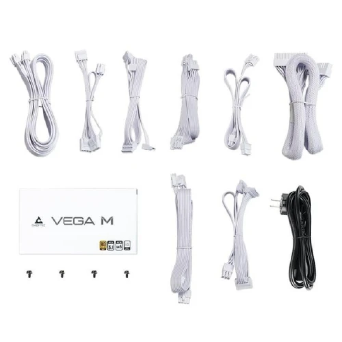 Блок живлення Chieftec VEGA M White потужністю 850 Вт