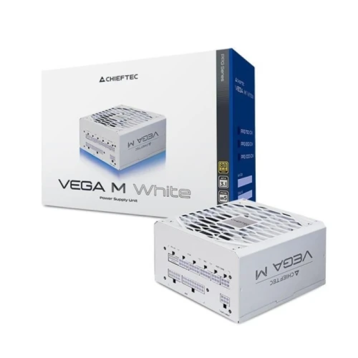 Блок живлення Chieftec VEGA M White потужністю 850 Вт