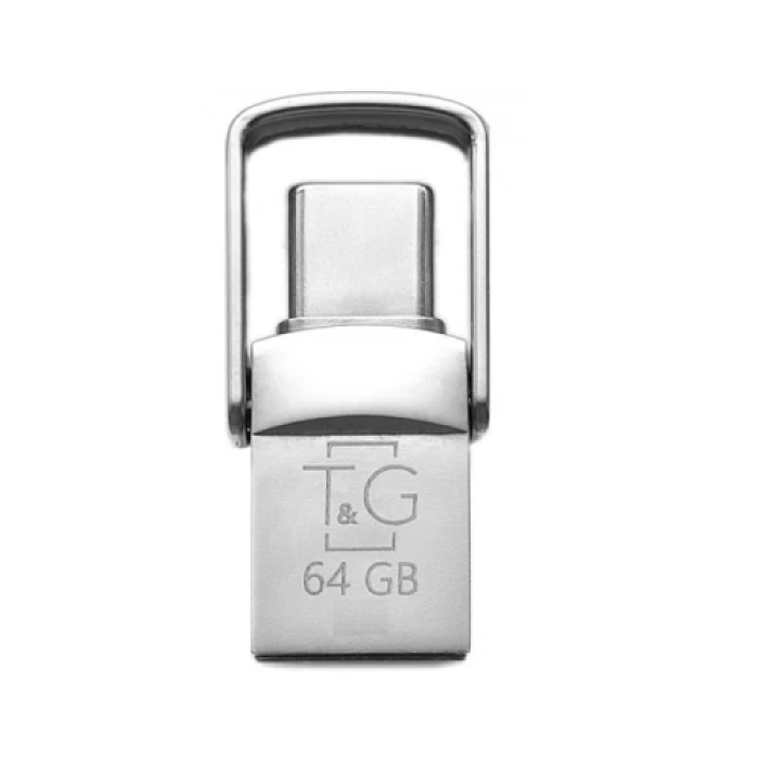 Флеш-накопичувач T&G Metal TG104 на 64 ГБ із Type-C
