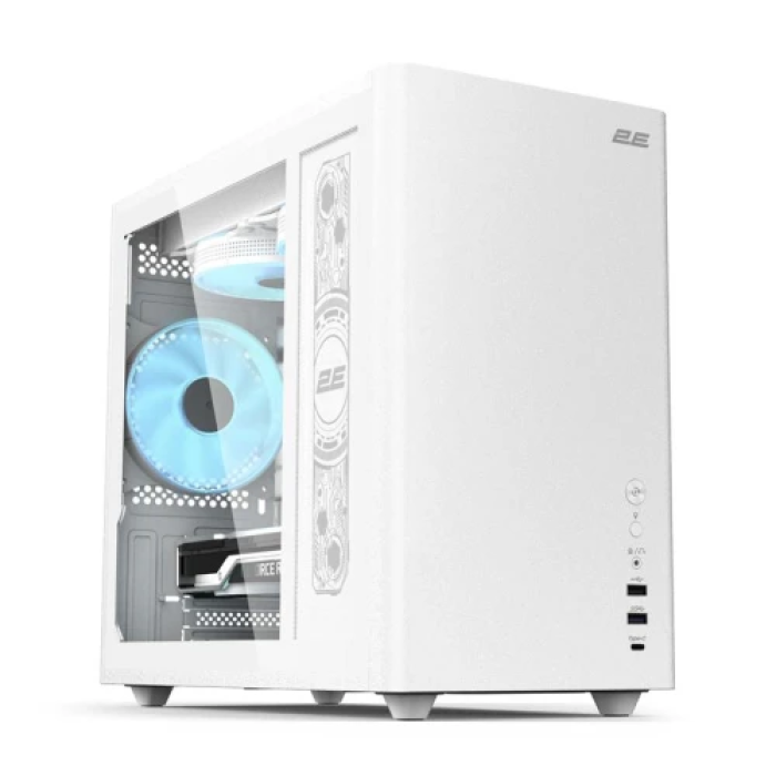 Білий корпус 2E Credo Plus V350WG Mini Tower