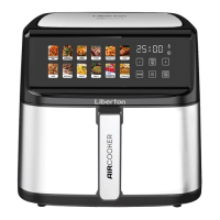 Мультипіч (аерофритюрниця) Liberton LAF-3213 1800 Вт, 11 л, Black/Inox