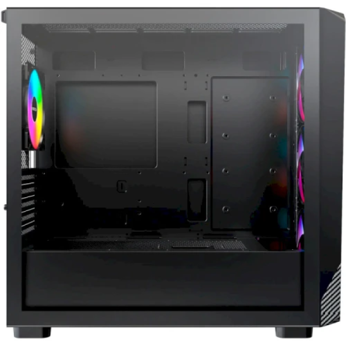 Корпус Montech X5M Black для Micro ATX/Mini ITX з 4 ARGB-вентиляторами