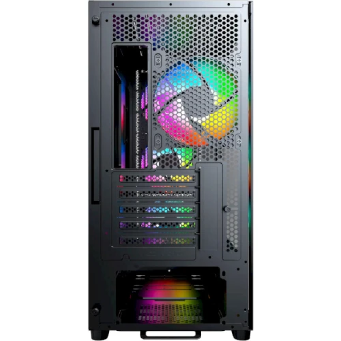 Корпус Montech X5M Black для Micro ATX/Mini ITX з 4 ARGB-вентиляторами