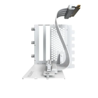 Вертикальна підставка для відеокарти (кронштейн) Montech VGM 2 PCIe 4.0 x16, White, 24,4 см