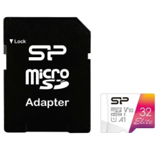 Карта пам’яті microSDHC (microSD-карта) Silicon Power Elite Colorful 32 ГБ