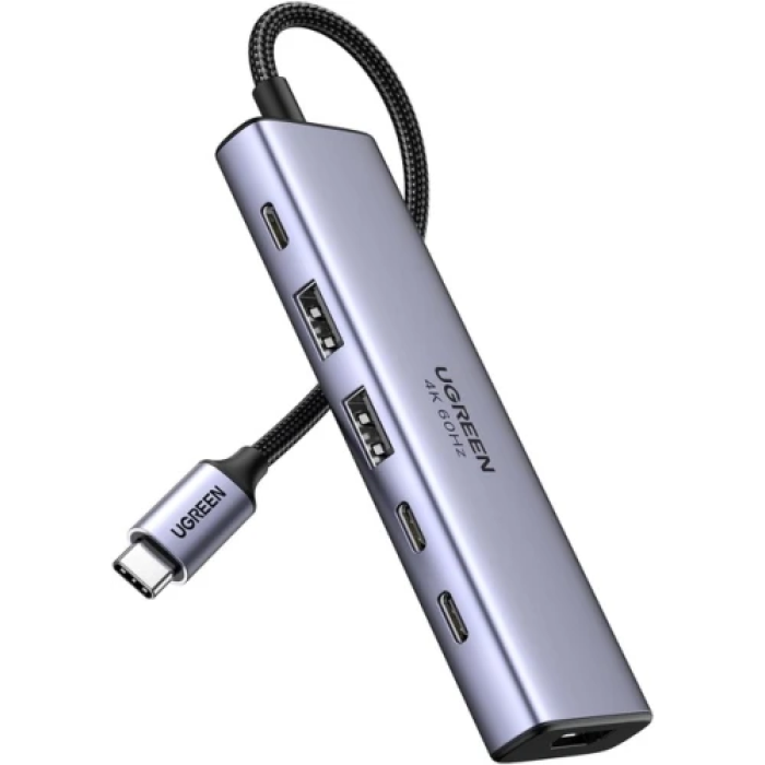 USB-хаб Ugreen CM511 із HDMI 4K і Power Delivery 100 Вт