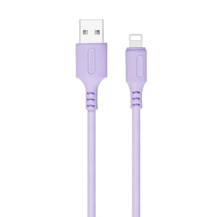 Кабель USB—Lightning ColorWay для iPhone, 1 м, фіолетовий