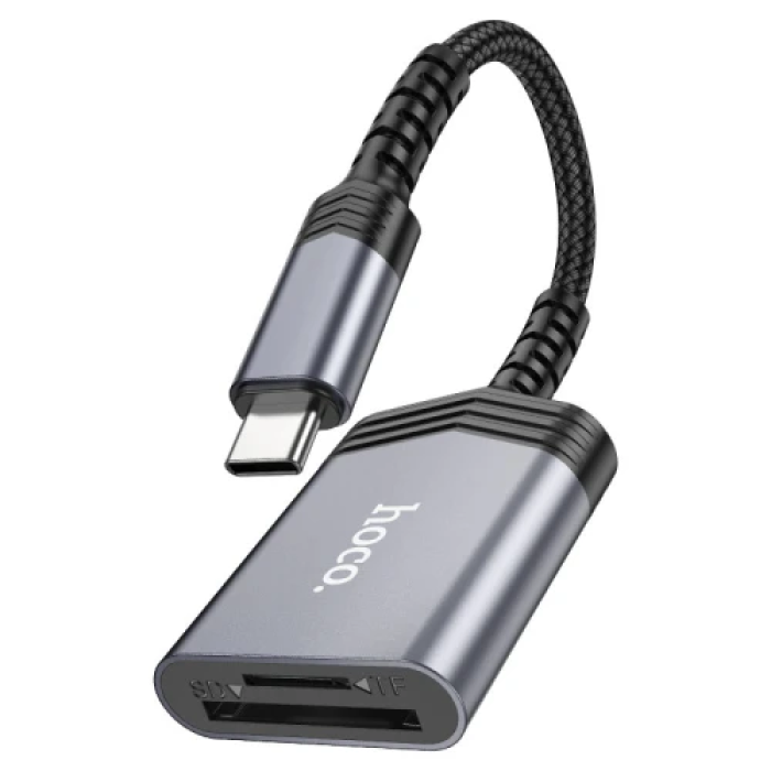 Кардридер HOCO UA25 USB Type-C 2.0 для microSD і SD