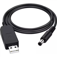 Кабель живлення USB (USB-DC кабель) CHiNa 5V → DC 5.5x2.1 мм, 1 м