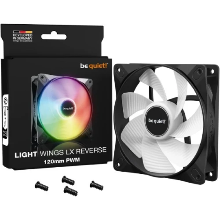 Корпусний вентилятор be quiet! Light Wings LX Reverse 120 мм ARGB