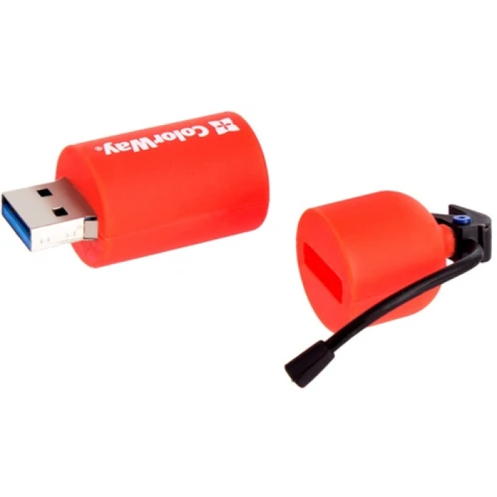 Флеш-накопичувач ColorWay Fire Extinguisher 64 ГБ USB 3.0 червоний