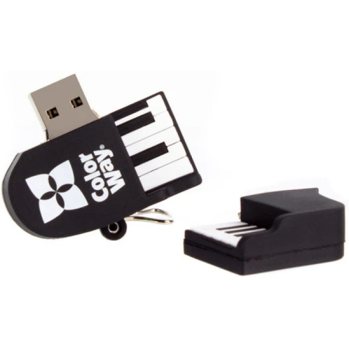 Чорна флешка ColorWay Piano на 32 ГБ з USB 3.0