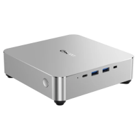 Міні-ПК (неттоп) Chuwi AuBox 8745 Ryzen 7 8745HS 16/512 ГБ, Silver