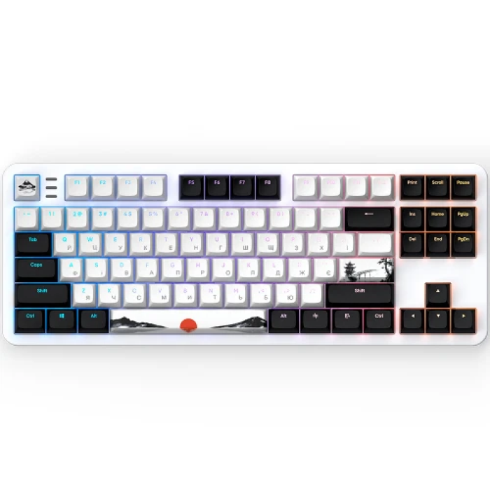 Механічна ігрова клавіатура Dark Project 87 Fuji V2 White/Black