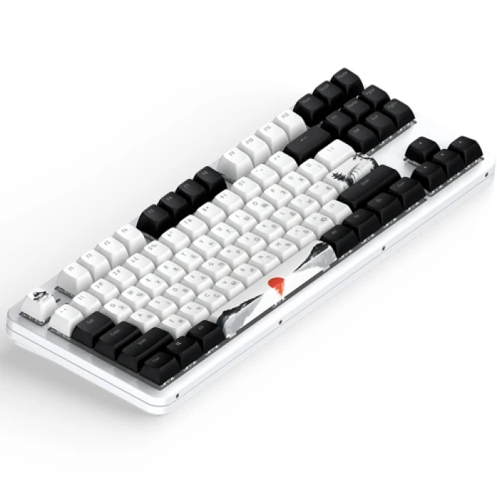 Механічна ігрова клавіатура Dark Project 87 Fuji V2 White/Black