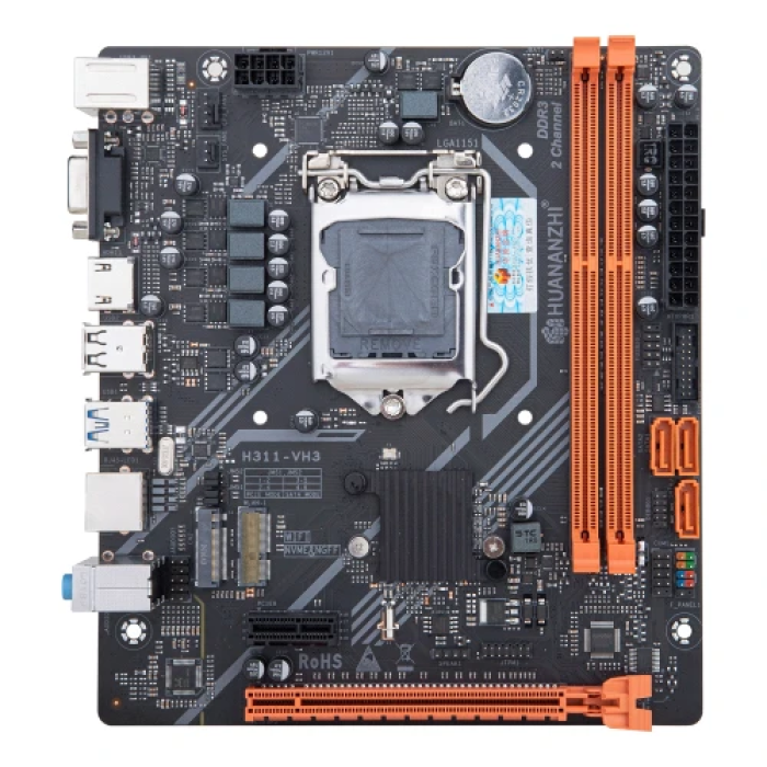 Материнська плата Huananzhi H311-VH формату Micro ATX з DDR4