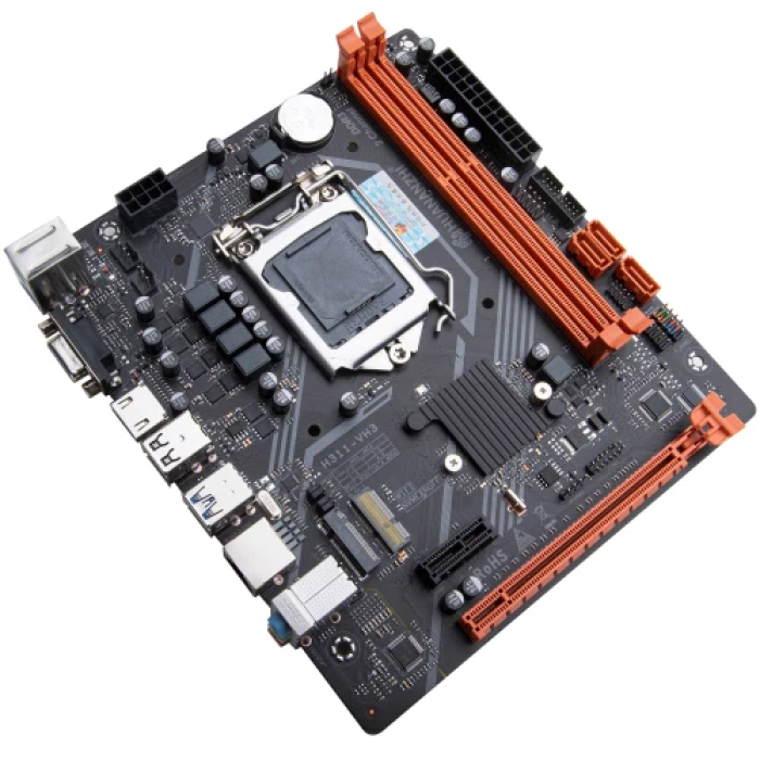 Материнська плата Huananzhi H311-VH формату Micro ATX з DDR4