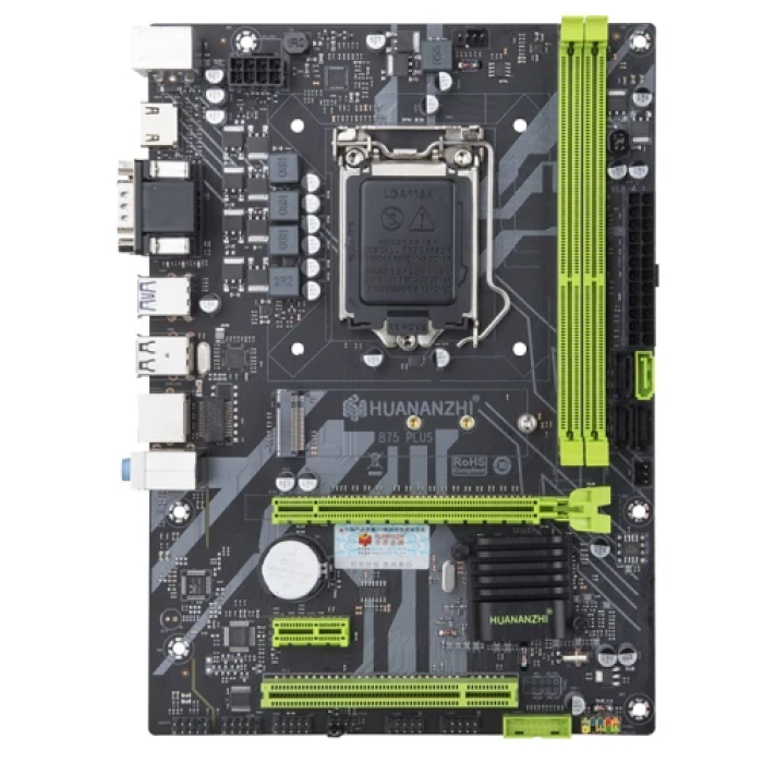 Материнська плата Huananzhi B75 PLUS M.2 для LGA1155