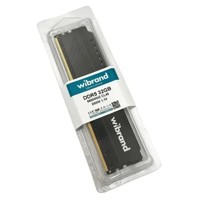 Модуль оперативної пам’яті Wibrand DDR5 DIMM 32 ГБ 5600 МГц