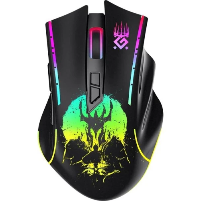 Бездротова ігрова миша Defender Kronos GM-695 із RGB та 7 кнопками