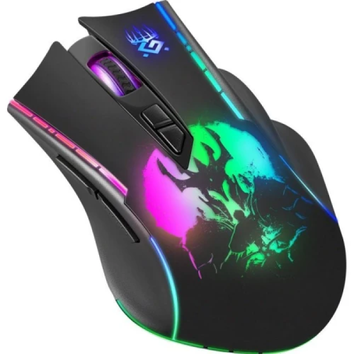 Бездротова ігрова миша Defender Kronos GM-695 із RGB та 7 кнопками
