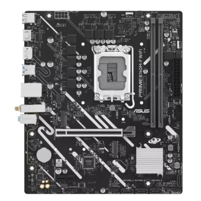 Материнська плата Asus PRIME B760M-F WIFI для компактної збірки