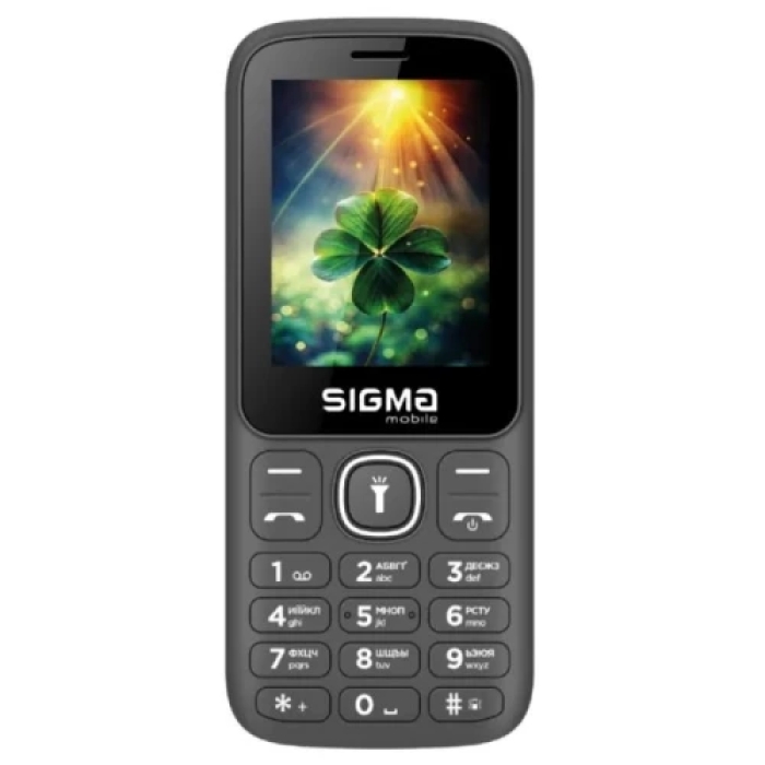 Кнопковий телефон Sigma X-style 242 Lucky з акумулятором 2500 мА·год